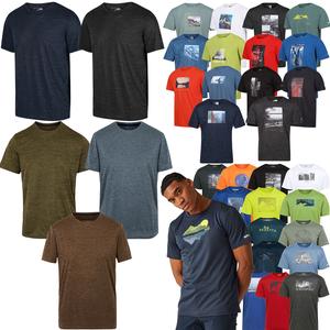 Mens Regatta 2 Pack Quick Dry Crew Neck T Shirts Breathable Moisture Wicking Short Sleeve Gym Sports Running Summer Holiday Value Tops