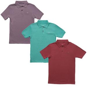 Calvin Klein Teen Polo Shirt – Teal, Burgundy, Plum – Just £10 | Overstock