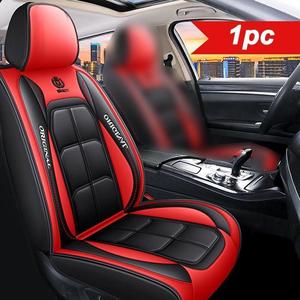 PU Leather Car Seat Cover Front Bottom, Universal Fit Interior Seat Protector for Sedans, SUVs, Pickups, Luxury Faux Leather Vehicle Cushion with Non-Slip Backing, Easy to Install (1 PC, Black), Automotive Seat Covers