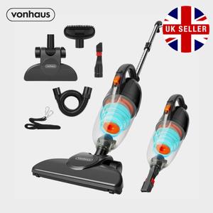 VonHaus Grey Corded 800W 2 in 1 Stick Vacuum - 17000Pa Suction with HEPA Filtration & 6m Quick Release Power Cord【UK SELLER】