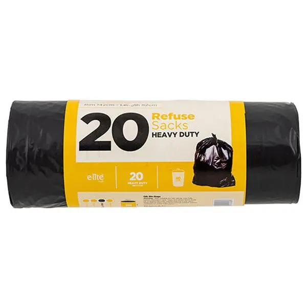 FABFINDS Heavy Duty Bin Bags 80L 20 Pk - Set