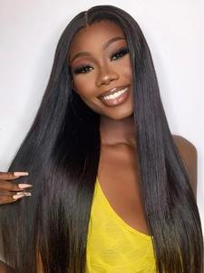 13x4 HD Lace Frontal Wig Human Hair Wigs Transparent Lace Frontal Human Hair Wigs Straight Pre Plucked 13x4 Lace Front Human Hair Wigs