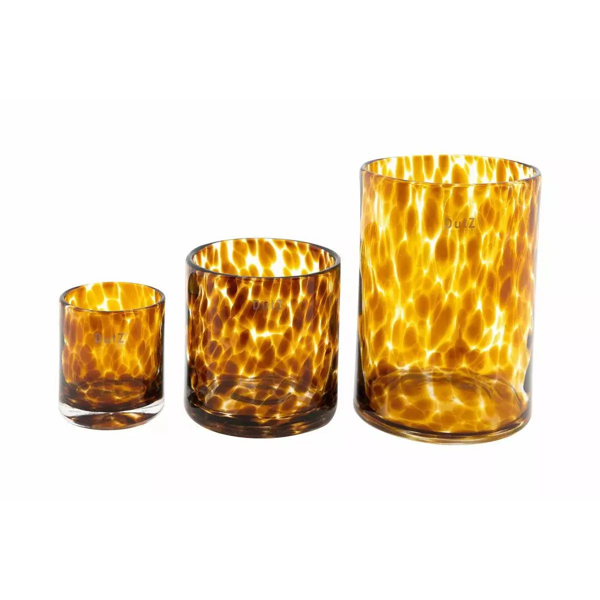 CYLINDER Vase Pot -  LEOPARD BROWN Colour by DutZ