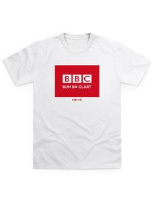 Funny BBC Bum Ba Clart Unisex Graphic Tee, Fashion Street Style Top, Casual Fitted Shirt for Men and Women, Trendy Clothing