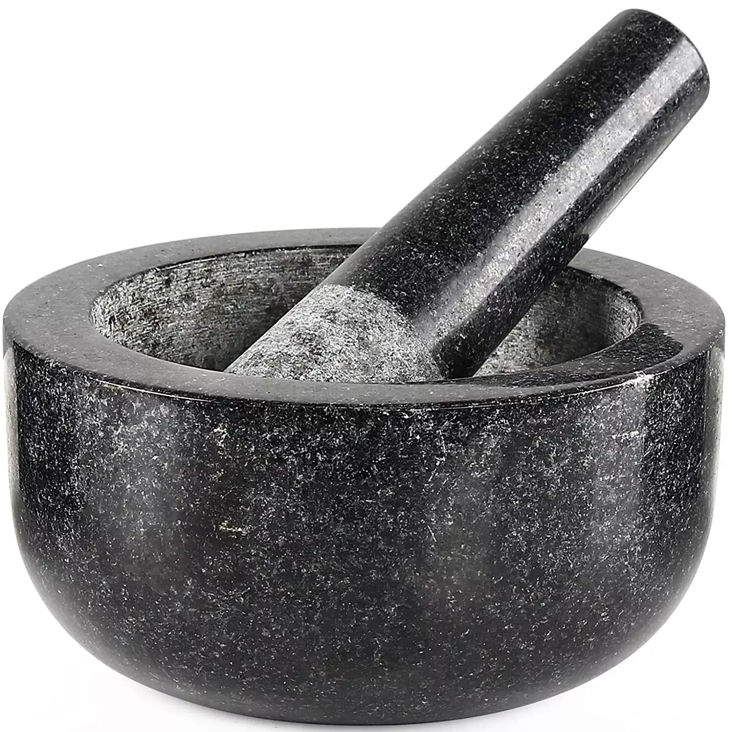 Pestle and Mortar Set Granite Stone Spice & Herb Crusher Home Kitchen Tool