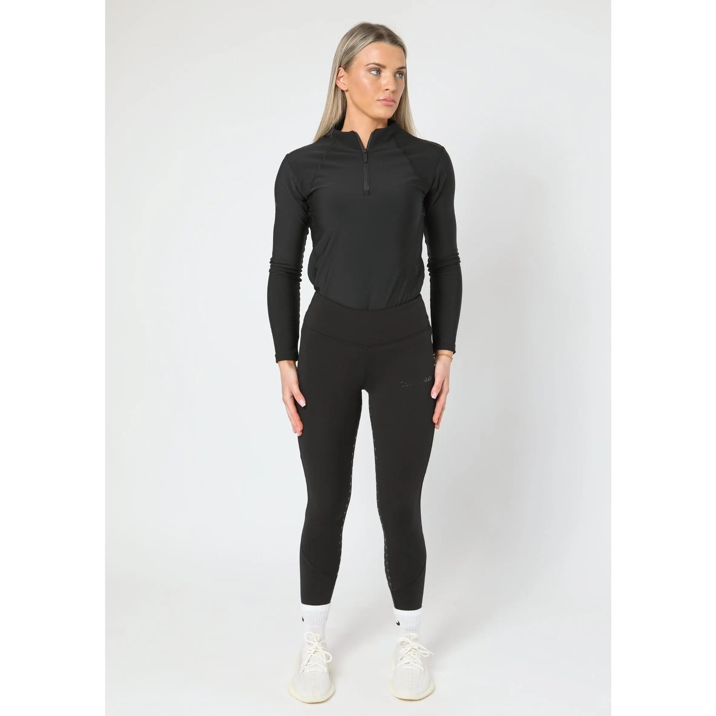 Thermal Performance Full Seat Riding Leggings (Black)