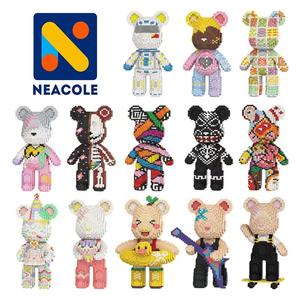 (Medium Bear) Bear Building Block, Neacole building block, 2025 New Year Gift, Gift for kids,Neacole New design bear, Princess Bear, Flower bear, Gift for your lover,Creative Decoration