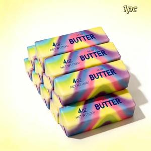 Rainbow Butter Stick Stress Relief Toy, Relaxation Stick, Slow Rebound Simulation, Creative Unwind Tool, Perfect Gift for Kids and Adults