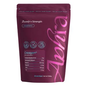 APHRA CREAGEN Creatine + Collagen Powder 302g (20 Servings) | With Vitamin C, E, Biotin & Zinc