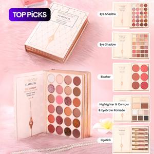 Interactive Flip-Page Makeup Book, All-In-One Face Palette with Blush, Eyeshadow & Contour, Surprise Holiday Gift Set