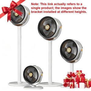 New Upgrade S34 Desktop Detachable 360 Cool Wind Floor Standing Circulating Fan, Strong Comfortable Air, Summer Essential Item, Rechargeable Cooling Fan