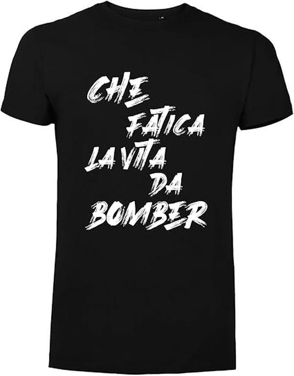 T-Shirt Unisex con Slogan 'Che Fatica La Vita da Bomber'