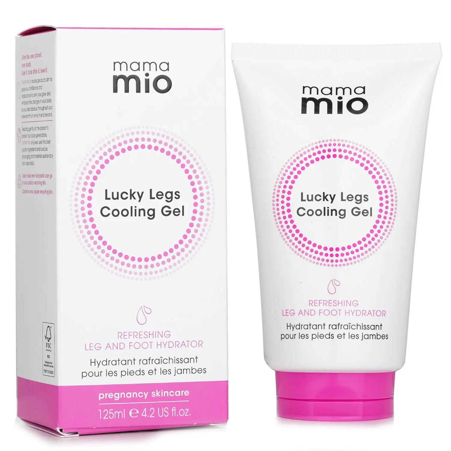 Mama Mio Lucky Legs Cooling Gel 125ml | Suitable for pregnant women, Vegan, Cruelty-free, Dermatologically tested
