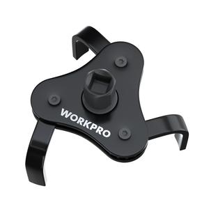 WORKPRO Oil Filter Wrench 3 Jaw, Universal Oil Filter, Oil Filter Removal Tool with Drive Adapter for Cars, Motorcycles, Trucks, Diameter for 70 mm - 110 mm