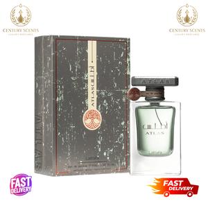 Lattafa Atlas Perfume 55ml EDP - Unisex Aquatic Freshness with Salt Sea Lemon Iris & Davana Notes - Perfect for Spring Summer Wear