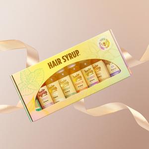 Hair Syrup Pre-Wash Hair & Scalp Oil Gift Set - 8 Mini Syrups (50ml) -  Beauty Gift Set - Haircare Gift Set - Vegan - Natural - TikTok Viral