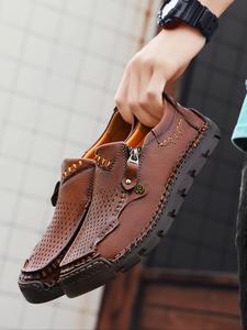 Men's Casual Slip on Sneakers, Fashionable Breathable Comfortable Low Top Sneakers, All-match Commuter Shoes for Work & Daily Wear