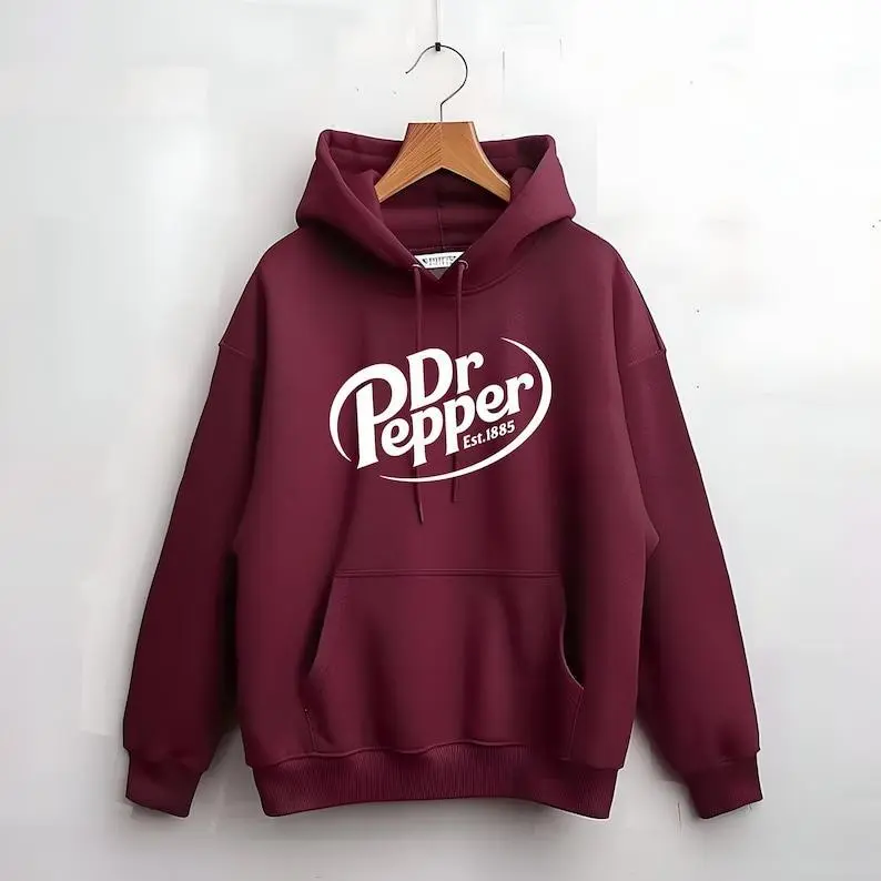 Dr Pepper Hoodie, Vintage Soda Sweatshirt, Classic Soft Drink Pullover, Retro Beverage Fan Gift