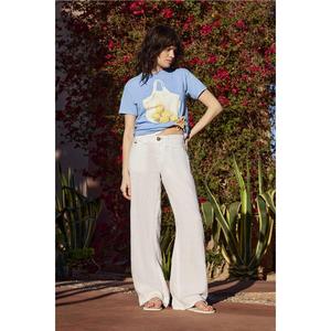 BDG Kayla Lowrider Linen Trousers at Urban Outfitters