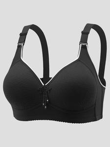 Women's Adjustable Strap Bra, Soft Comfortable Soft and Breathable Push Up Wireless Lingerie Top for Daily Wear, Ladies Lingerie for All Seasons