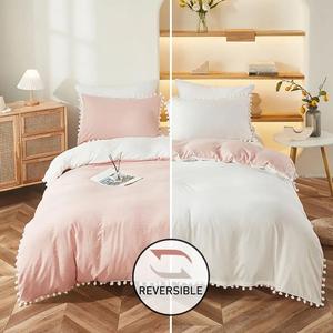 Solid Color Bedding Set, 2/3 Counts/set Including 1 Count Duvet Cover & 1/2 Counts Pillowcases without Filler, Soft Comfortable Bedding Set for Home Bedroom, Duvet Cover Sets