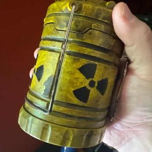 Halloween Gift Idea, Miniature Nuclear Reactor Lantern, Portable Camping Light, Resin Atmosphere Lamp, No Battery Required
