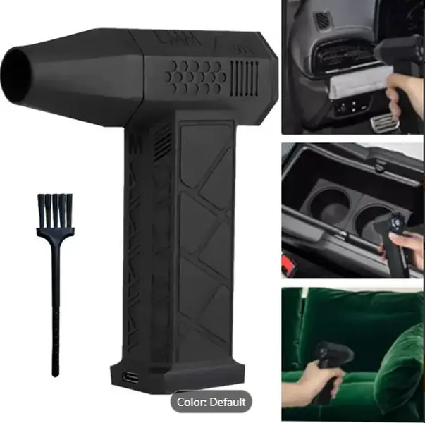 Ultra-Powerful High-Speed 130, 000 RPMAir Blower - Mini Turbo Jet Fan For Quick Dust Removal - 180000RPM Compressed Air Duster 3-Gear Adjustable Jet Dry Blower Can Reusable Can For Computer Keyboard, Outdoors, Car, Home