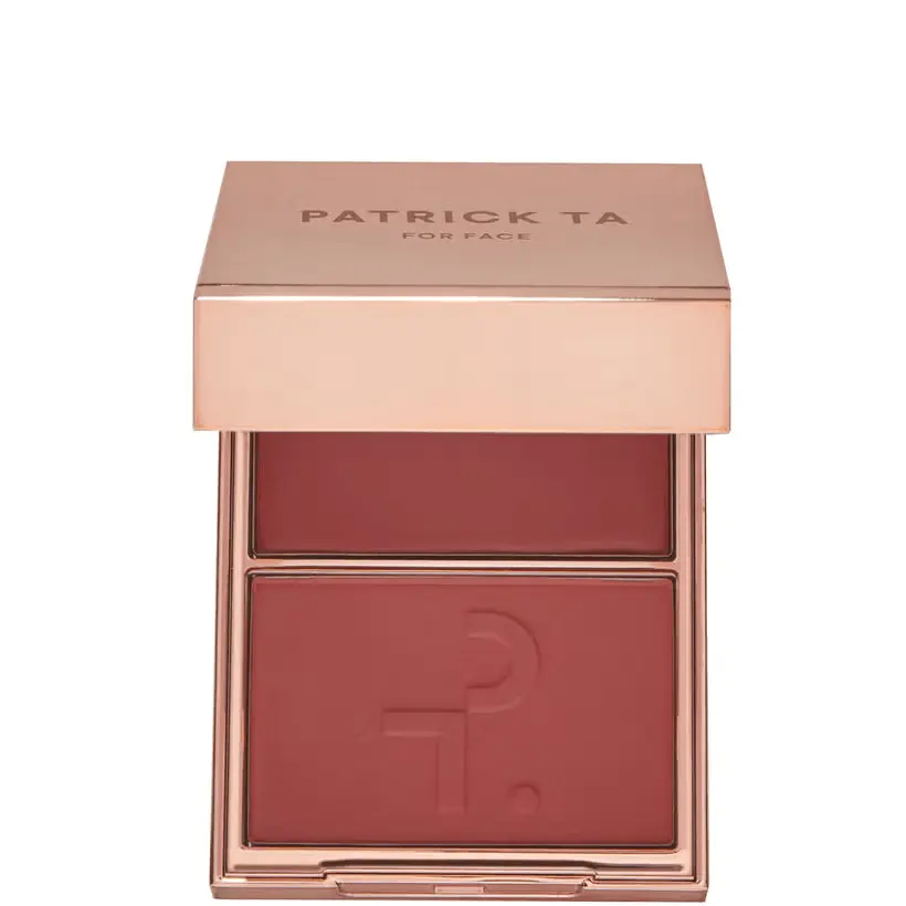 PATRICK TA Major Headlines Double-Take Cream and Powder Blush Duo (Various Shades) Makeup