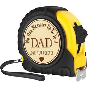 Engraved Tape Measure, 1 Count Portable Tape Measure, Durable Tape Measure for Home, Office, Carpenter, Gift for Dad, Grandpa, Men Gifts, Tool,  Fathers Day Gift