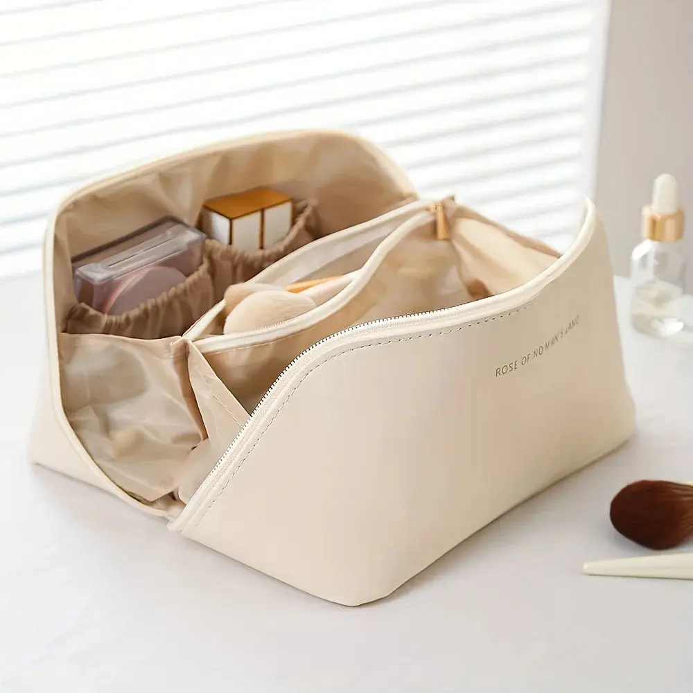 Luxury Lady Box Makeup Organizer Toiletry Kit Bag for Travel with Zip