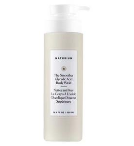 NATURIUM THE SMOOTHER GLYCOLIC ACID EXFOLIATING BODY WASH  500ML Body Care Aha Blend