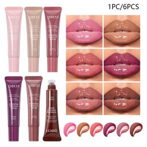 Long Lasting Lip Gloss, 1pc Moisturizing Lip Glaze, Glossy Lipbalm, Lip Care Lip Glaze Stick, Plumping Lip Oil Lip Stick for Girls & Women, Makeup, Moisture