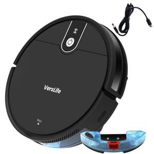 VersLife 2 In 1 Vacuum Cleaner, Type C Rechargeable Robot Vacuum Cleaner for Hard Floor, Wooden Floor, Carpet Cleaning, Household Appliances