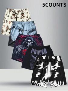 Men's Shorts, Casual Comfy Breathable Shorts for Daily Wear, Men's Shorts for Summer