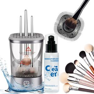 Portable Electric Makeup Brush Cleaner, Lightweight USB Rechargeable Cosmetic Brushes Cleaner, Cleansing Makeup Brush Organizer, Women's Essentials, Makeup Brush Cleaning