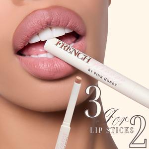3 For 2  French Kisses Lipsticks By Pink Honey