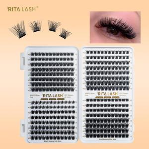 1 Box Mix Styles Individual False Eyelashes, Segmented Cluster Lashes Strips Lashes, Cluster Eyelashes Extensions, Eyelash Extension Kit, DIY Lash Extensions Kit, Eyelash Extensions Kit, Eye Makeup Beauty Gifts