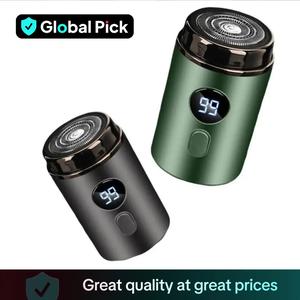 Electric Mini Shaver, Waterproof Portable Usb Rechargeable Razor with Lcd Display, Washable Beard Trimmer for Men, Great for Travel and Home Use, Cordless Shaver for Men, Shaving Products, Rechargeable Shaver Machine
