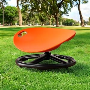 1PC Durable Plastic Rotating Sensory Chair, Swivel Chair, Ergonomic Oval Eggshell Design, Upgraded Non‑Slip Base, Office Stool, Training & Rehabilitation Equipment for Centers & Home Use, Improves Balance & Focus, Wavy Cushion, 4 Colors Available