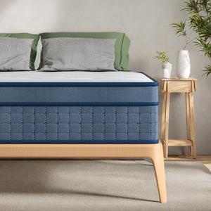 Single/Small Double /Double/King Hybrid Mattress – Memory Foam & Pocket Springs, Breathable Cover, Pressure Relief & Motion Isolation, Boxed for Easy Delivery