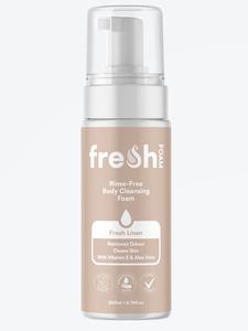 freshWIPES Rinse-Free Body Cleansing Foam