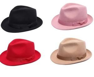 Findfashion Women's Men's 100% Wool Trilby Unisex Hat Crushable Wide Brim Felt Trillby Hat