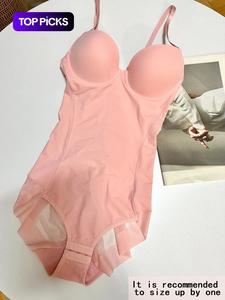Women's Adjustable Strap Body Shaper, Slimming Underwear with Waistband, Breathable Knitted Material, All Season Use, Regular Fit, Non-Sensitive Goods