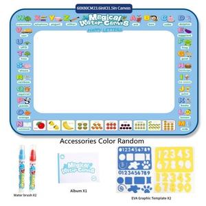 Reusable Magic Watercolor Painting Mat, Letter & Dinosaur Themed Watercolor Graffiti Mat with Magic Water Pen, Creative Watercolor Drawing Pad for Birthday Gift, DIY Art & Crafts Toy, Christmas Gift