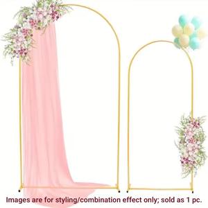 Metal Arch Background Stand, Multiple Sizes, Wedding Arch Backdrop, Wedding, Birthday, Baby Baptism, Photo Booth, Garden Decor, Party Decor, Easy Assembly, Reusable