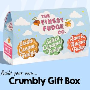 Build your own CRUMBLY Fudge Box