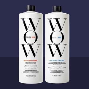 Color Wow Color Security Shampoo & Conditioner Fine to Normal Bundle - 946ml - Haircare, Gentle Cleansing paraben free