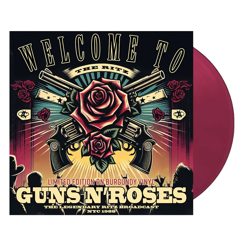 Guns N' Roses – Welcome to The Ritz (Limited Edition Hand Numbered on Burgundy Coloured Vinyl)