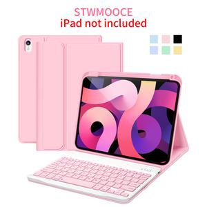 STWMOOCE For iPad Tablet Computer Bluetooth Wireless Keyboard Magnetic Case Protective,Compatible with 10.2-inch iPad 7/8/9th,10.9-inch iPad 10th Gen,10.9-inch iPad Air4/5th Gen, 11 iPad Air(M2/M3), 11-inch iPad Pro2/3/4th Gen, Cover Pink Protection Cases