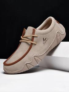 Men's Fashionable PU Leather Loafers, Casual Comfortable Non-slip Driving Loafers for Outdoor, Lightweight Breathable Shoes for Daily Wear